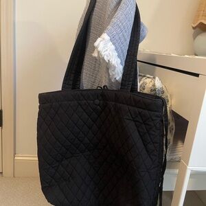 Vera Bradley Quilted Black Tote